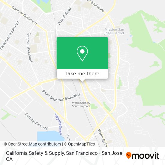 California Safety & Supply map