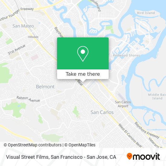 Visual Street Films map