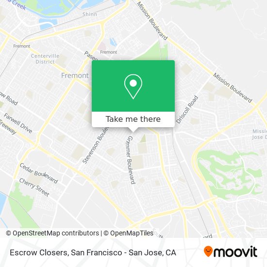 Escrow Closers map