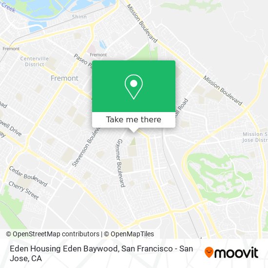 Mapa de Eden Housing Eden Baywood