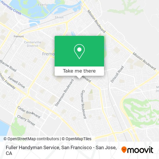 Fuller Handyman Service map