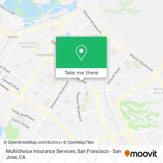 Mapa de Multichoice Insurance Services