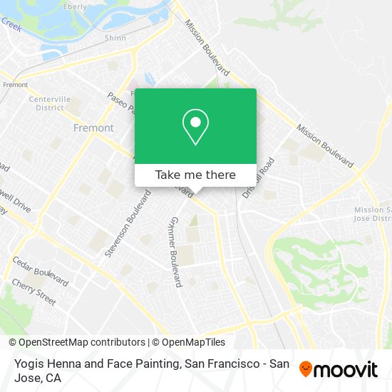 Yogis Henna and Face Painting map