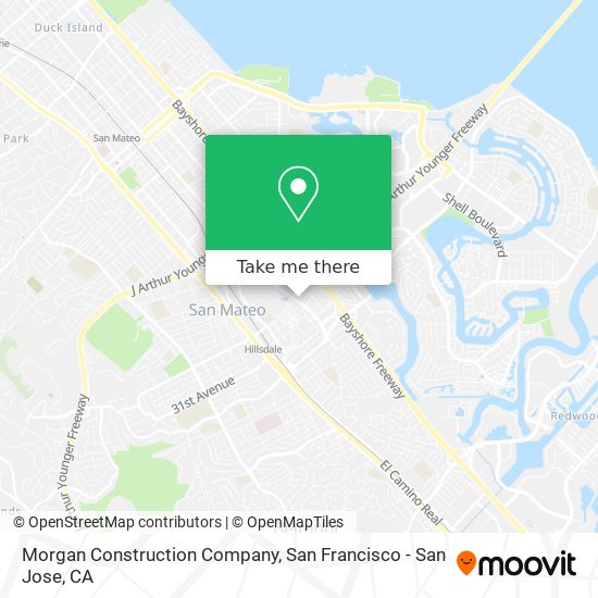 Morgan Construction Company map