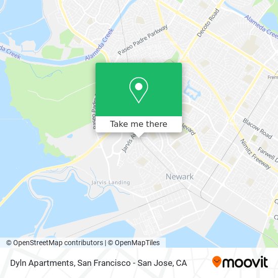 Dyln Apartments map