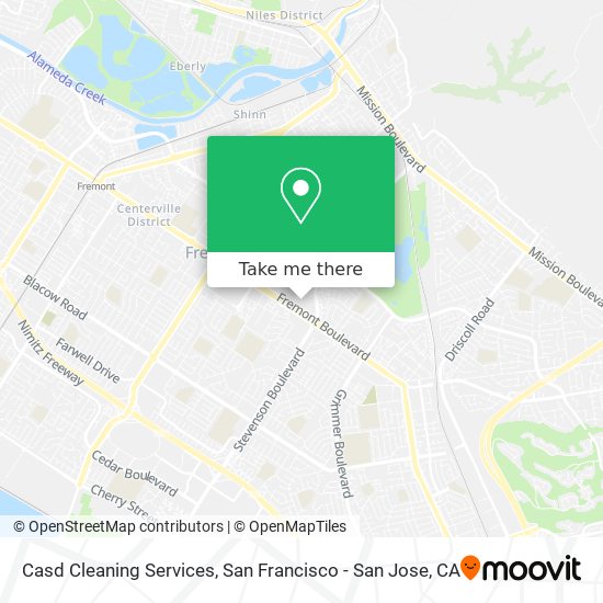 Mapa de Casd Cleaning Services