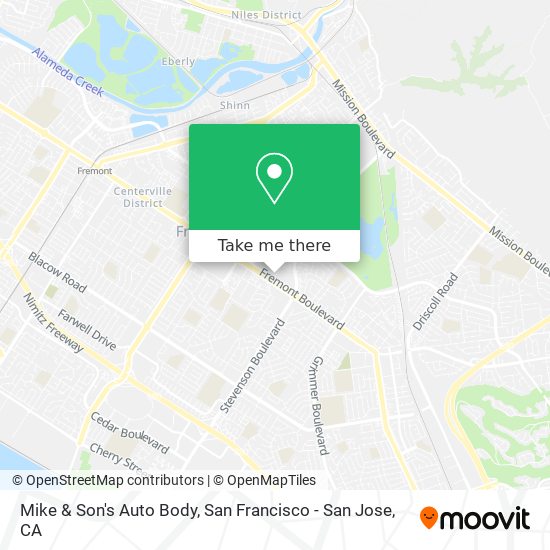 Mapa de Mike & Son's Auto Body