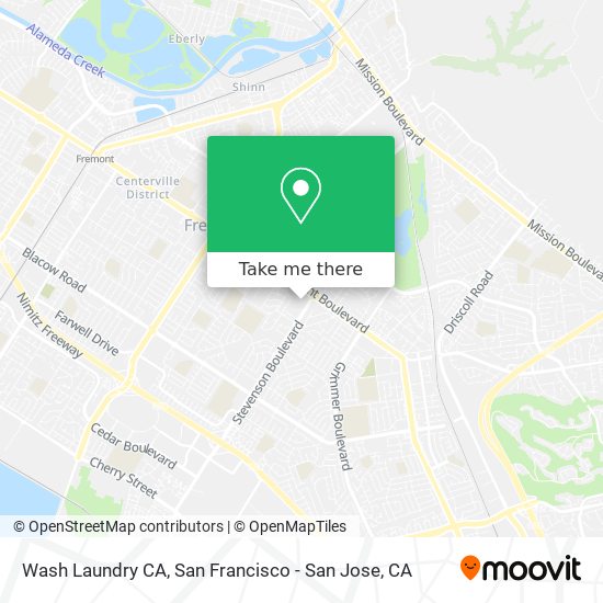 Mapa de Wash Laundry CA