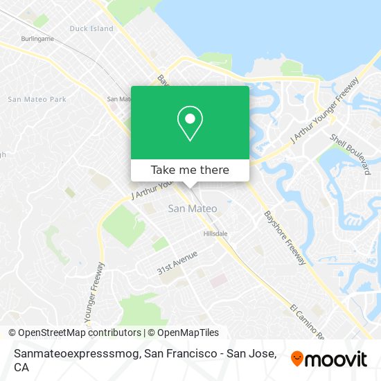 Sanmateoexpresssmog map