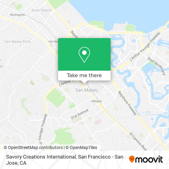 Savory Creations International map
