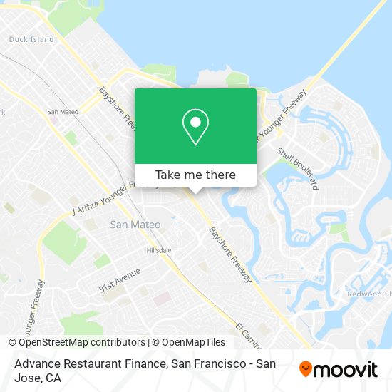 Mapa de Advance Restaurant Finance