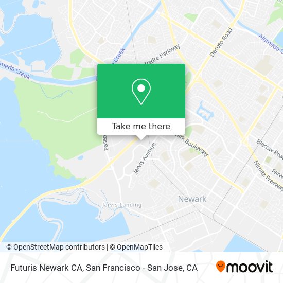 Futuris Newark CA map