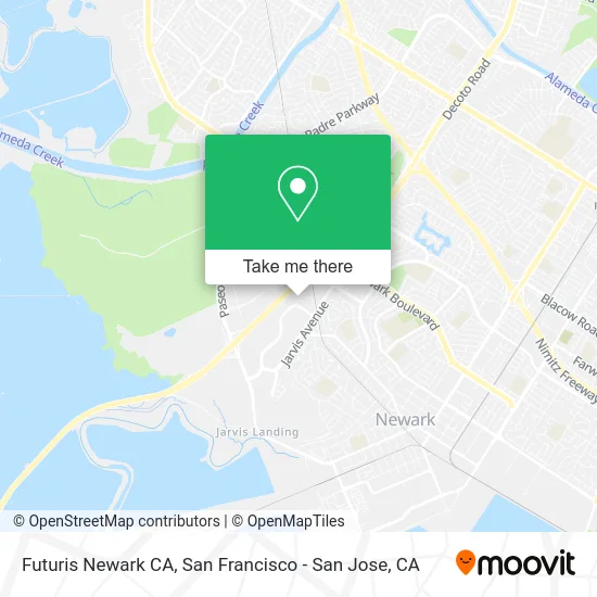 Futuris Newark CA map