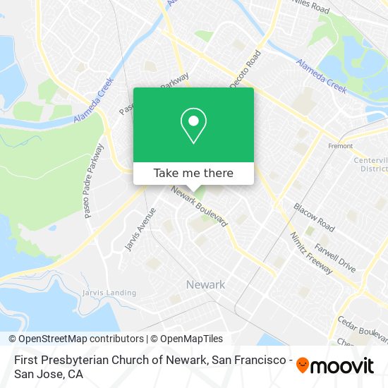 Mapa de First Presbyterian Church of Newark