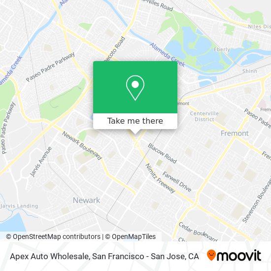 Apex Auto Wholesale map