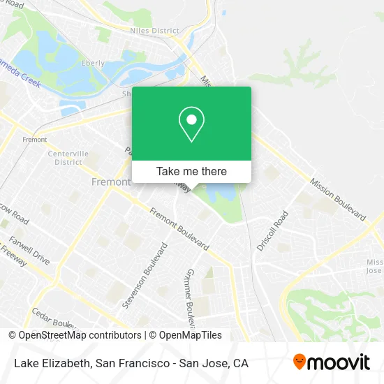 Lake Elizabeth map