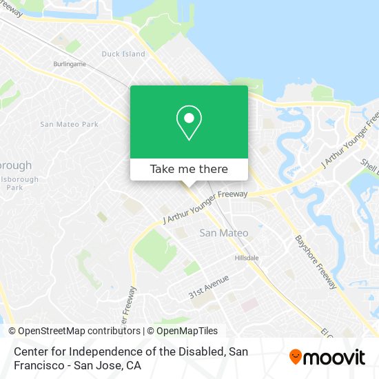 Mapa de Center for Independence of the Disabled