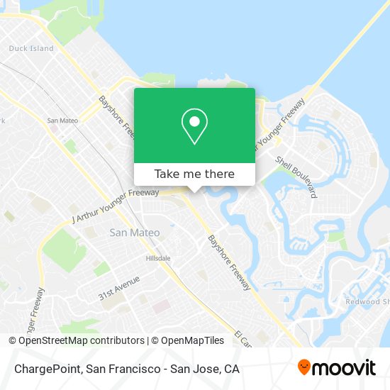 Mapa de ChargePoint