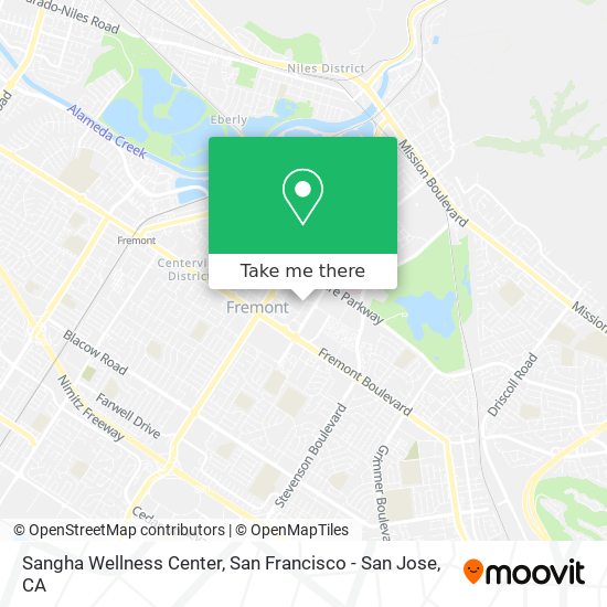 Mapa de Sangha Wellness Center