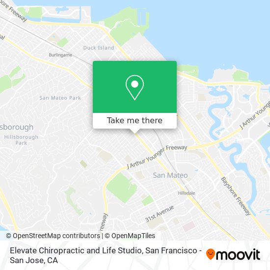 Elevate Chiropractic and Life Studio map