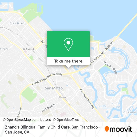 Mapa de Zhang's Bilingual Family Child Care