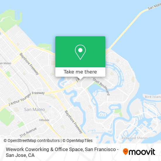Wework Coworking & Office Space map