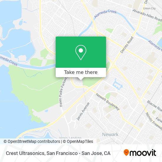 Crest Ultrasonics map