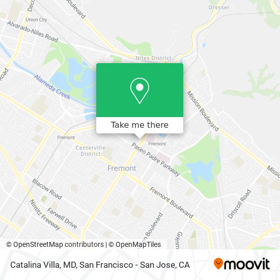 Mapa de Catalina Villa, MD
