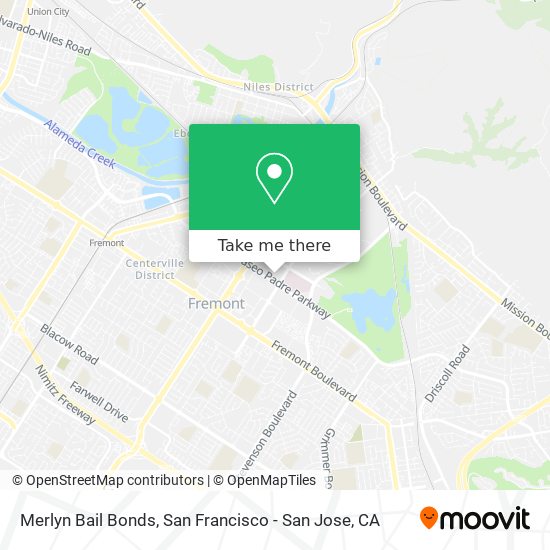 Merlyn Bail Bonds map