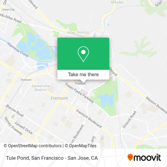 Tule Pond map