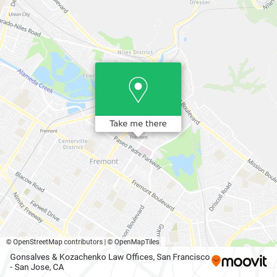 Gonsalves & Kozachenko Law Offices map