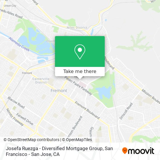 Mapa de Josefa Ruezga - Diversified Mortgage Group