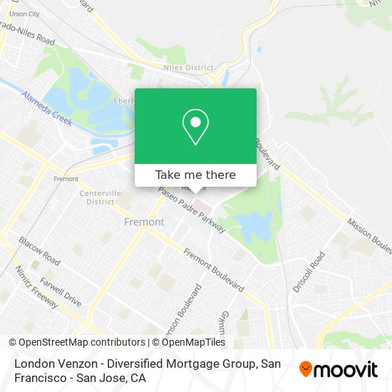 Mapa de London Venzon - Diversified Mortgage Group