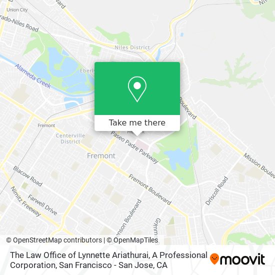 Mapa de The Law Office of Lynnette Ariathurai, A Professional Corporation