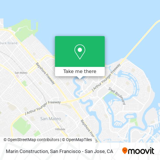 Marin Construction map