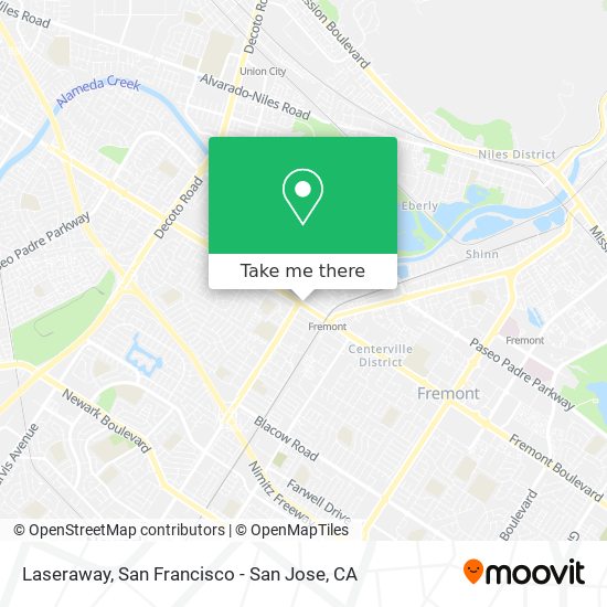 Laseraway map