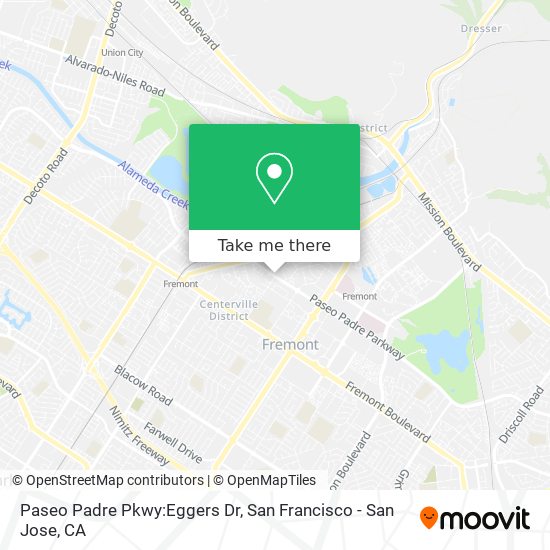 Paseo Padre Pkwy:Eggers Dr map