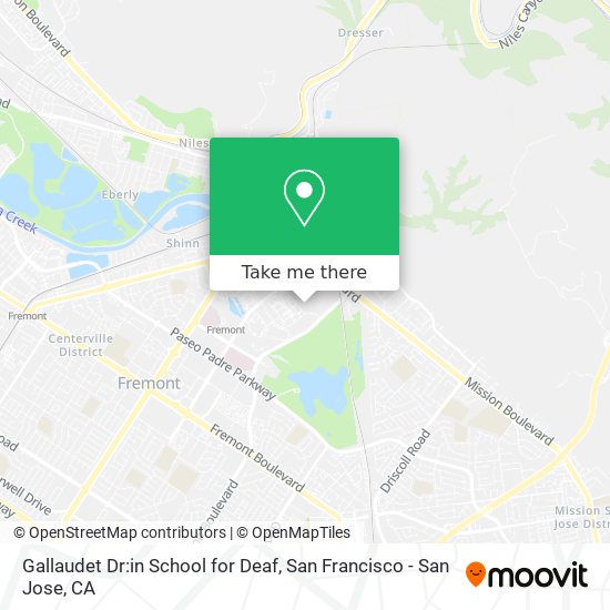 Gallaudet Dr:in School for Deaf map