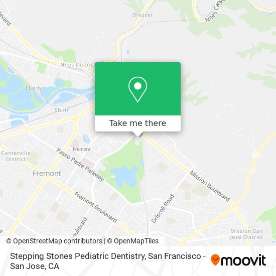 Stepping Stones Pediatric Dentistry map