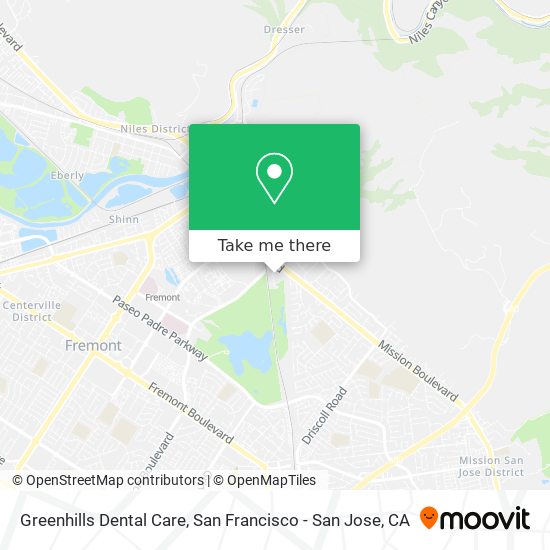 Greenhills Dental Care map