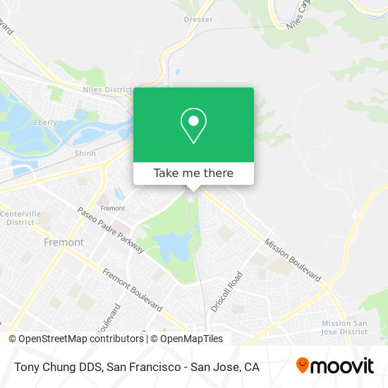 Tony Chung DDS map