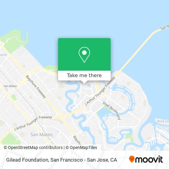 Mapa de Gilead Foundation