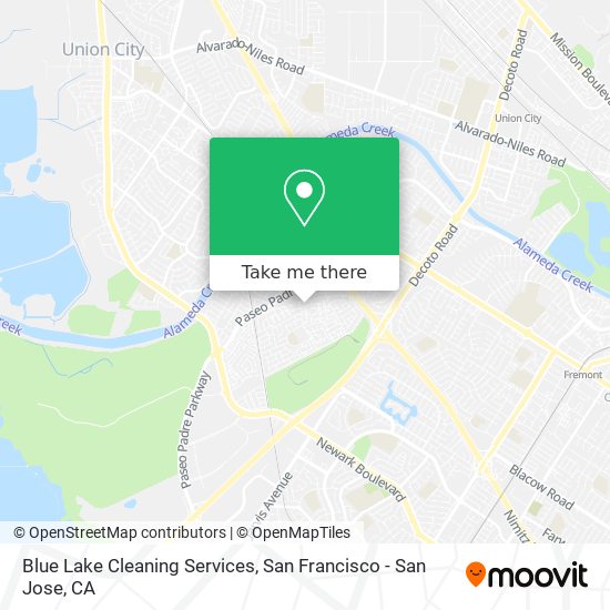 Mapa de Blue Lake Cleaning Services