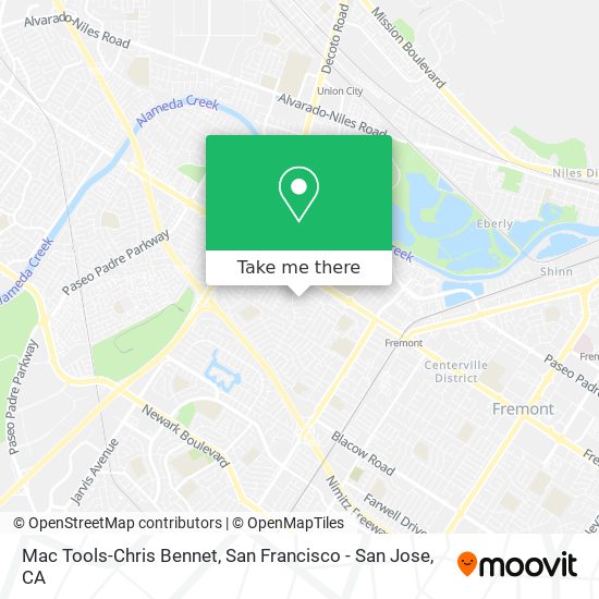 Mac Tools-Chris Bennet map