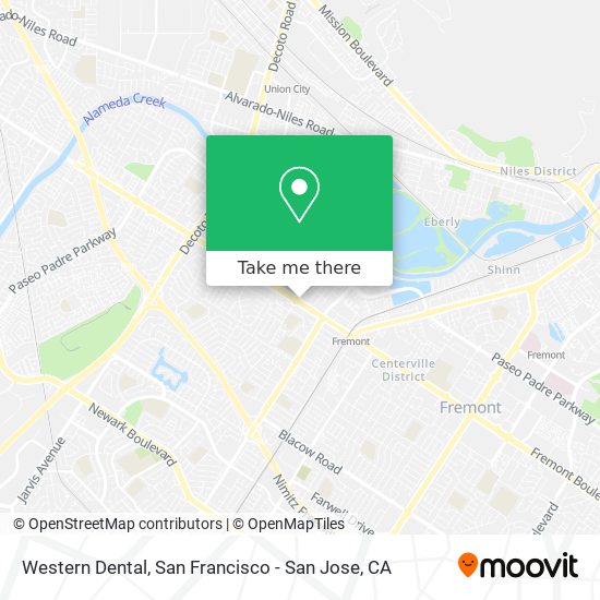 Western Dental map