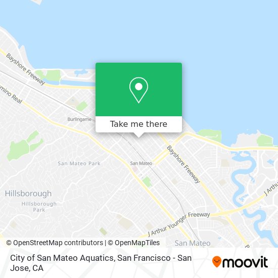 Mapa de City of San Mateo Aquatics