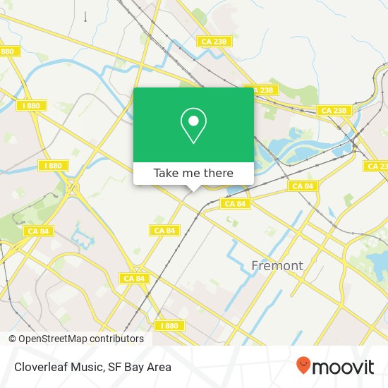 Cloverleaf Music map