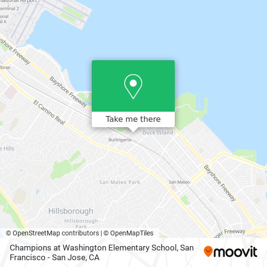 Champions at Washington Elementary School map