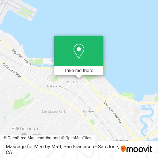 Massage for Men by Matt map