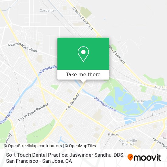 Soft Touch Dental Practice: Jaswinder Sandhu, DDS map